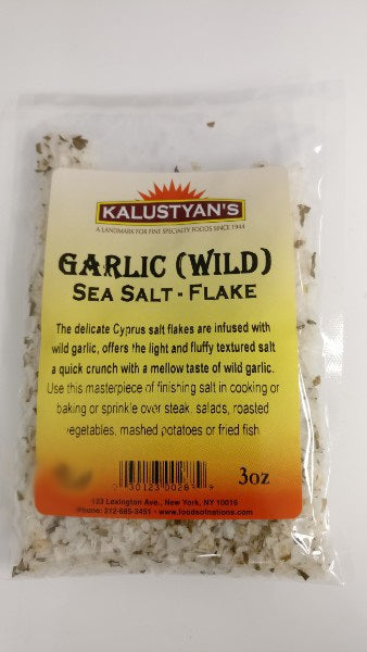 Garlic (Wild) Flake Sea Salt