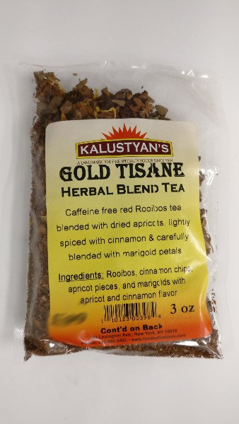 Gold Tisane, Herbal tea w/ Apricot-Cinnamon