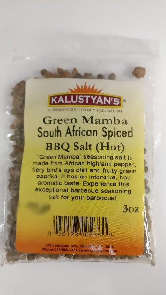 Green Mamba South African Spiced BBQ Salt (Hot)