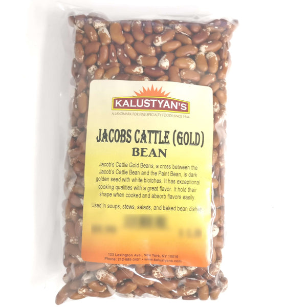 Jacob's Cattle Bean, Gold,