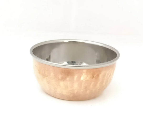 Katori, S/Steel Bowl with Copper Bottom,