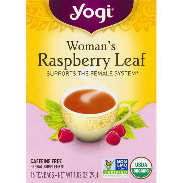 Woman's Raspberry Leaf, Organic