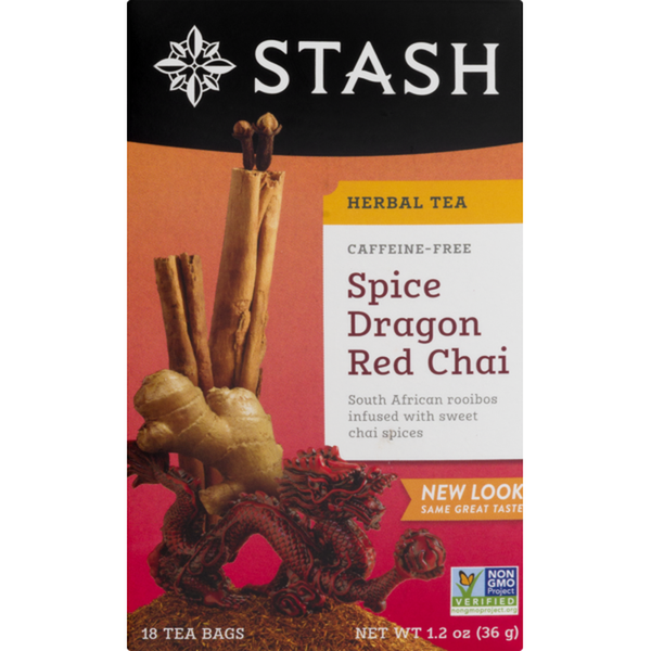 Spice Dragon Red Chai, Herbal Tea, Caffeine Free