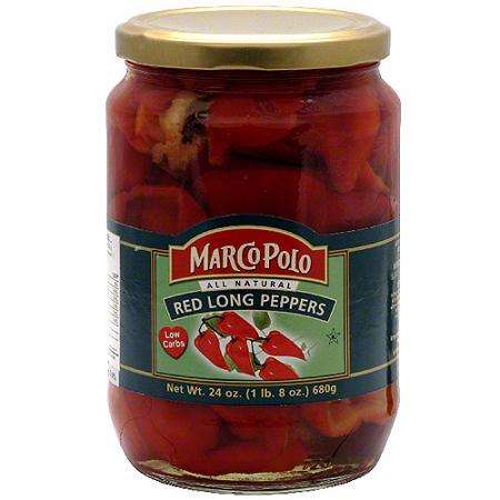 Red Long Peppers In Vinegar &Water