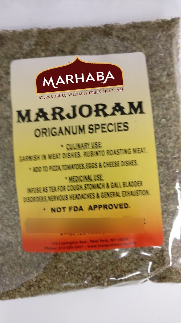 Marjoram (Origanum majorana), Dried