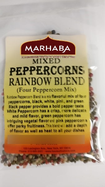 Mixed Peppercorn, Rainbow Blend, Melange (Four Peppercorn Mix)