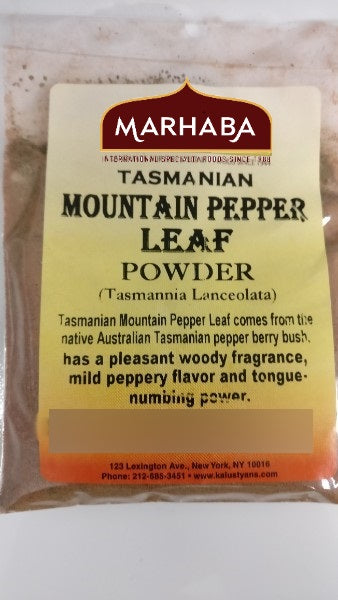 Tasmanian Pepper Leaf (Mountain Pepper Leaf), Ground