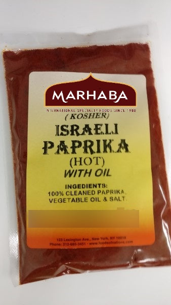 Paprika With Oil, Hot, Israeli