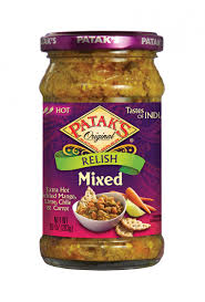 Mixed Pickle Relish, Chunky & Spicy, Hot