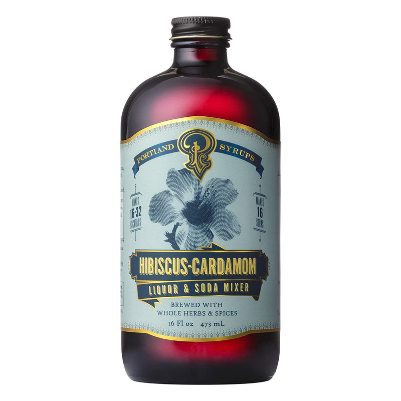 Hibiscus Cardamom Liquor Soda Mixer
