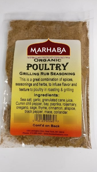 Poultry Grilling Rub Seasoning