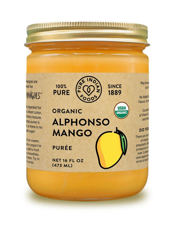 Alphonso Mango Puree Organic No Sugar