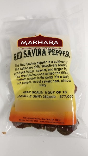 Red Savina Pepper Whole