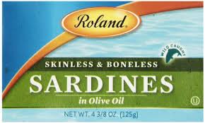 Sardines, Skinless & Boneless in Olive Oil