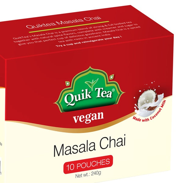Quic Tea Quik Tea Vegan Masala Chai