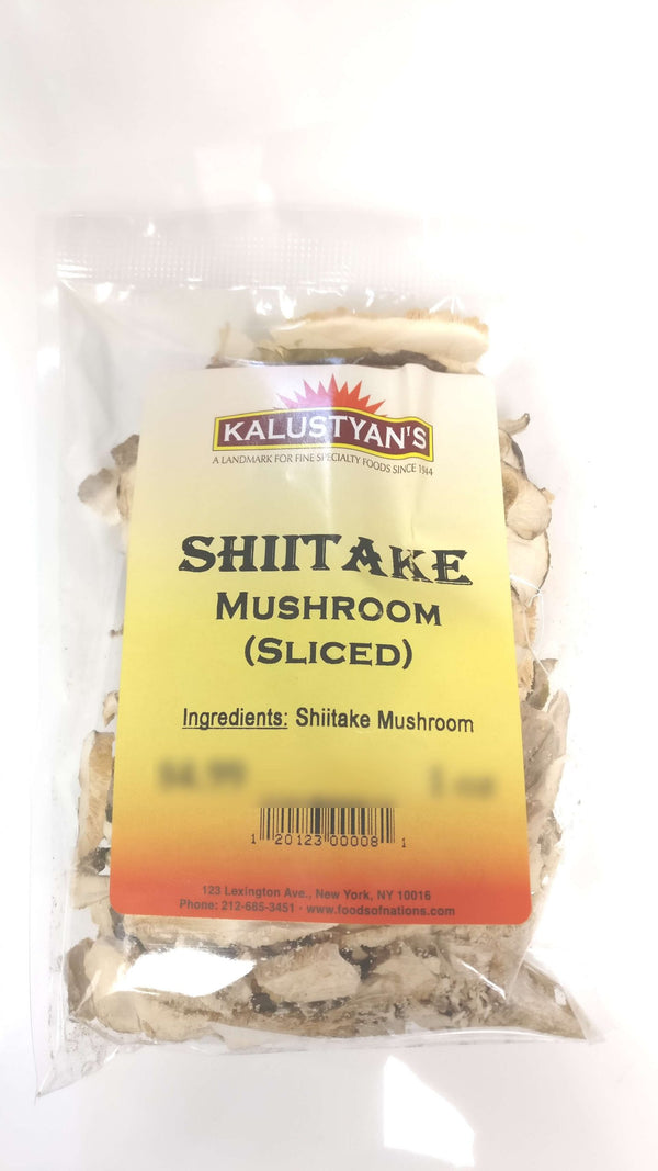 Shiitake Mushroom, Sliced