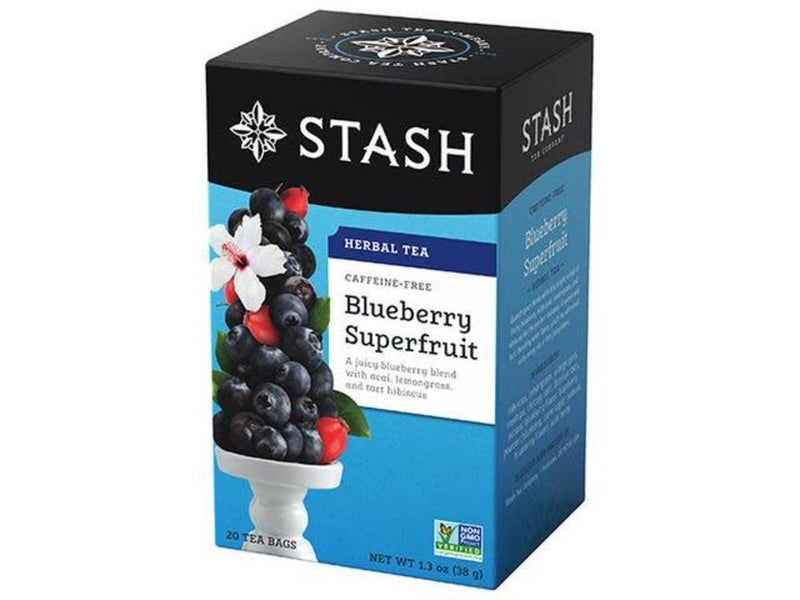 Blueberry Superfruit, Herbal Tea, Caffeine Free