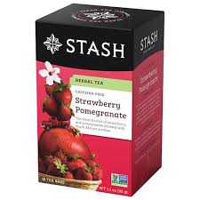 Strawberry Pomegranate, Herbal Tea, Caffeine Free