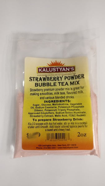 Strawberry Powder Bubble Tea Mix