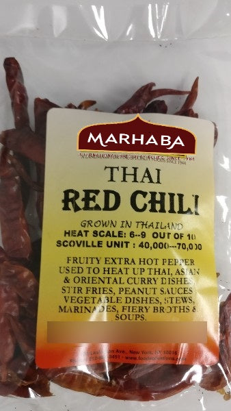 Thai Red Chili,Dried Whole