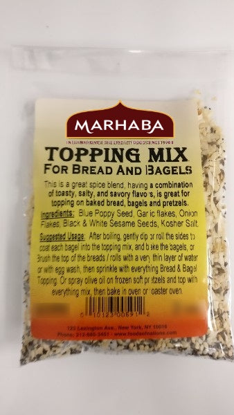 Topping Mix For Bread and Bagels