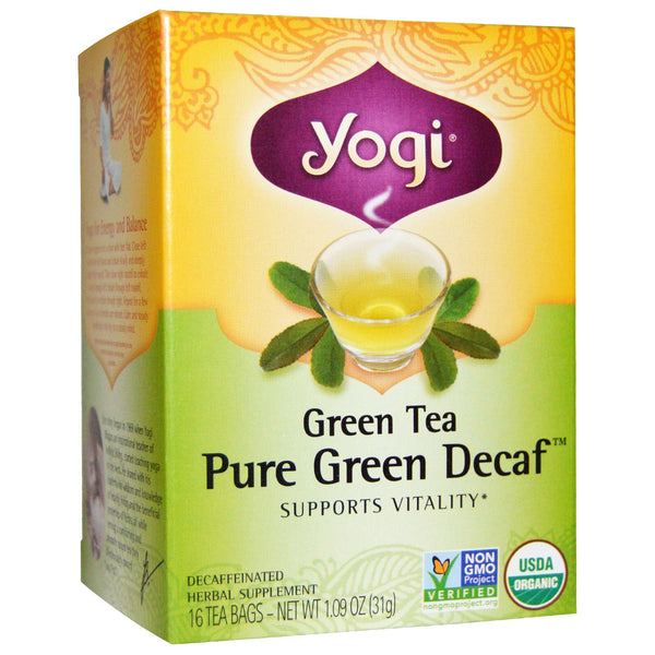 Pure Green Decaf, Green Tea, Organic