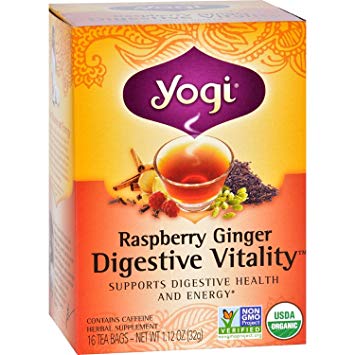 Raspberry Ginger Digestive Vitality Tea